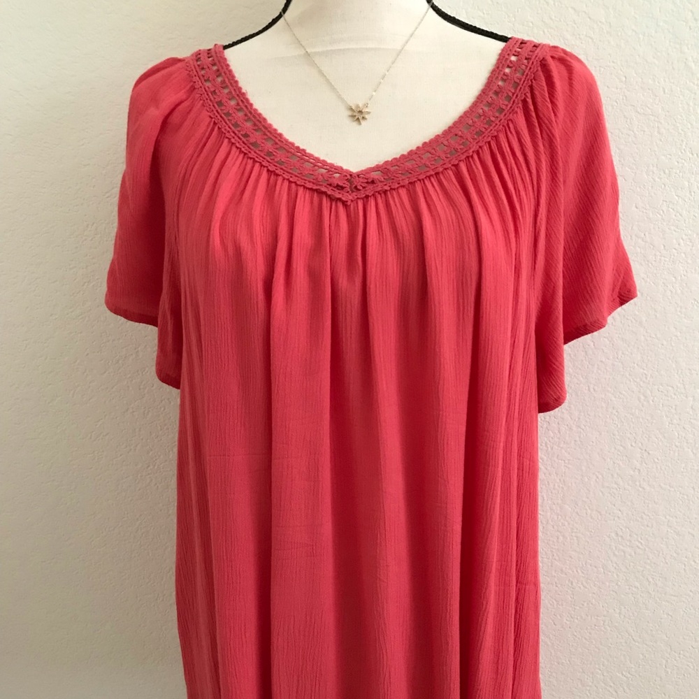 Dress barn coral top